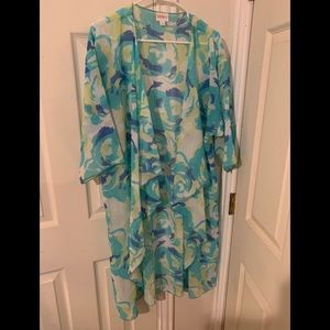 NWOT lularoe overlay cardigan/cover up